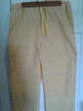 Cherokee Workwear Womens Summer Yellow Scrub Pants Size X SMALL New with tags.