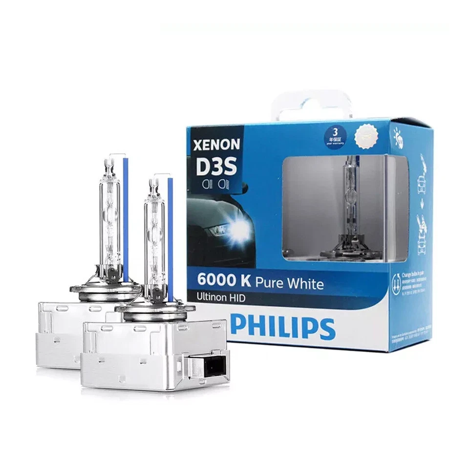 Philips D3S ULTINON 6000K HID Xenón Faros Bombillas | 42403WX | Paquete de 2 Foto 2 de 4