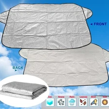 All-Weather Toyota Windshield Frost Cover - Front Window Sun Shade for UV,Snow 