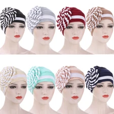 Indian Under Scarf Muslim Women Nightcap Beanie Cap Braid Bonnet Hat Turban Warp
