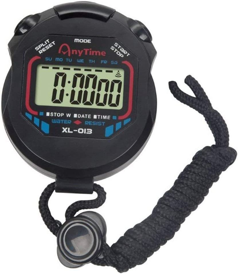 Cronometro Deportivo Digital LCD Electronico Multifuncion Reloj