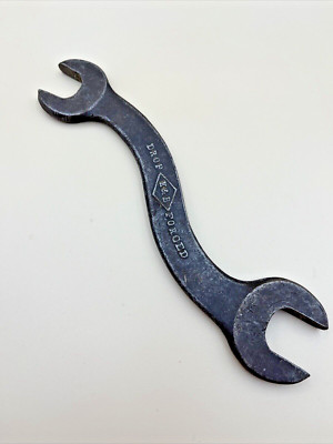Vintage S-Curved Wrench Double Open End Kilborn & Bishop #604 Drop Forged