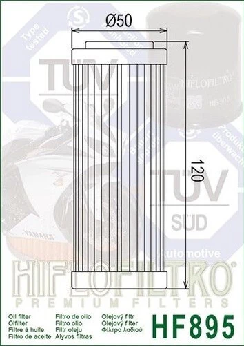 Hiflofiltro Oil Filter Fits URAL 650cc / 750 Sidecar / Motorcycle (2010 to 2013) - Image 2 of 2