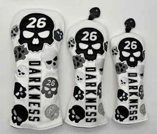 PXG Darkness Headcover (White) - Driver, Fairway Wood, Hybrid