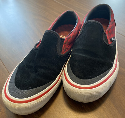 Vans Rowan Baker Skateboard PRO Skate Shoe Sz Red Black Checker