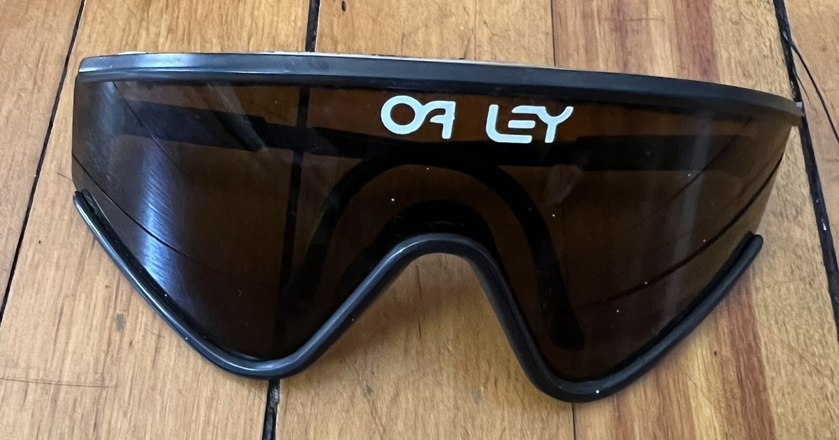 Vintage Oakley Pilot Cycling Eyeshade Sunglasses 1980s With Lens