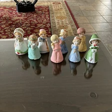 Vintage Merri-Bell Jasco Christmas Bell Porcelain  Lot Estate Rare