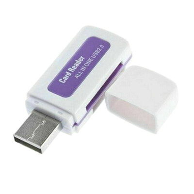 Usb Kartenleser Micro SD SDHC SDXC Card Reader Kartenlesegerät Adapter Lila Z100