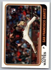 2023 Topps Heritage #258 Cole Waites San Francisco Giants RookieRC