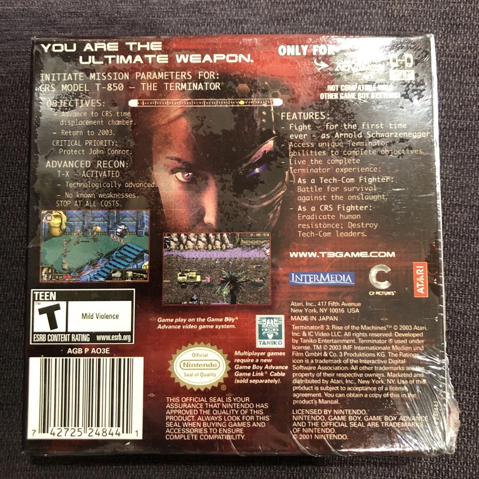 Terminator 3: Rise of the Machines (Nintendo Game Boy Advance, 2003) - Image 3 of 4