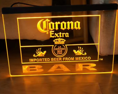 Corona Bar Bier extra LED Schild