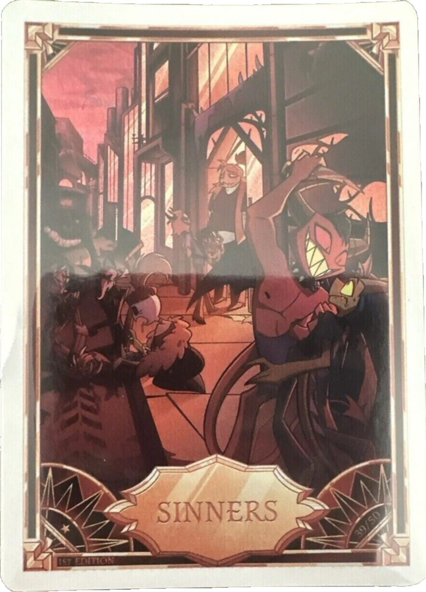 Hazbin Hotel Trading Card - Sinners 39/50 Premium Foil - Season 1