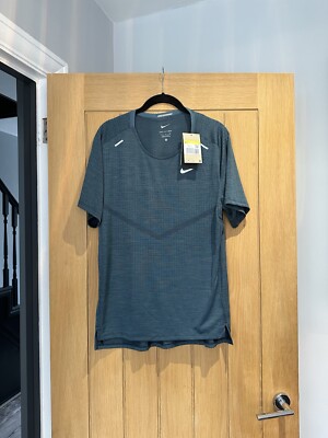 Nike Techknit Dri Fit Adv Lauftop türkis Small neu mit Etikett CZ9046-454