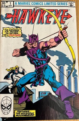 1983 HAWKEYE - Limited  series - Issues 1,2,3,4 - All Key issues - Excellent