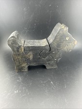 3 Pice Vintage Scotty Dog Puzzle