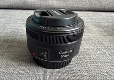 Canon EF 50mm f/1.8 STM Standard Prime Lens 49mm Filter - Excellent condition