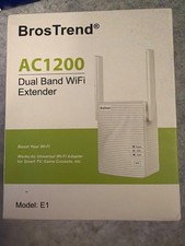 New in Box BrosTrend AC1200 dual band Wi-Fi extende