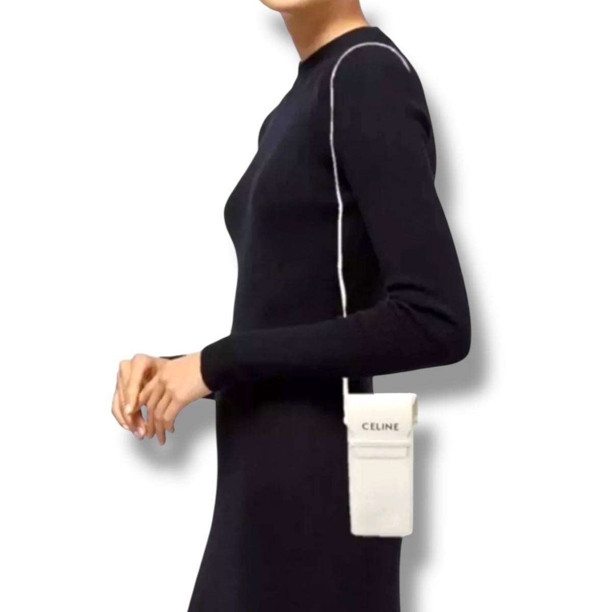 CELINE Authentic Crossbody Pouch Phone Wallet Sunglasses Case Off