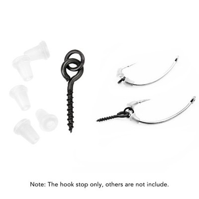 20pcs Threaded Boilie Bait Screws 40pcs Fishing Hook Stop Hook Boilies RIDP