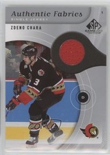 2005-06 SP Game Used Edition Authentic Fabrics Zdeno Chara #AF-ZC HOF r7p