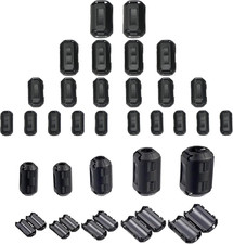Ferrite Core Kit 22Pcs, EMI RFI Noise Filter Beads for HDMI USB Cables