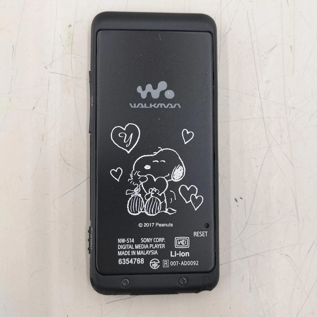 【美品】SONY WALKMAN NW-S14 スヌーピー スピーカー付 Sony Walkman NW-S14 Snoopy Collaboration Black w/box Tested Japan