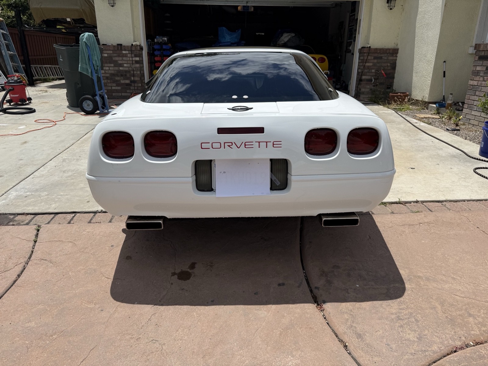 1996 White Chevrolet Corvette   | C4 Corvette Photo 4