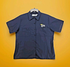 Red Kap Miller Lite Beer Work Shirt Uniform D...