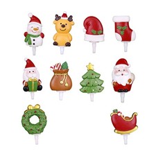 10 Pcs Cake Toppers Decorating Kit for Kids Decorations Supplies