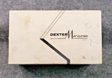 Vntg Dexter Mat Cutter in Box w/ Blades  Instructions Made in USA....  C15B1 