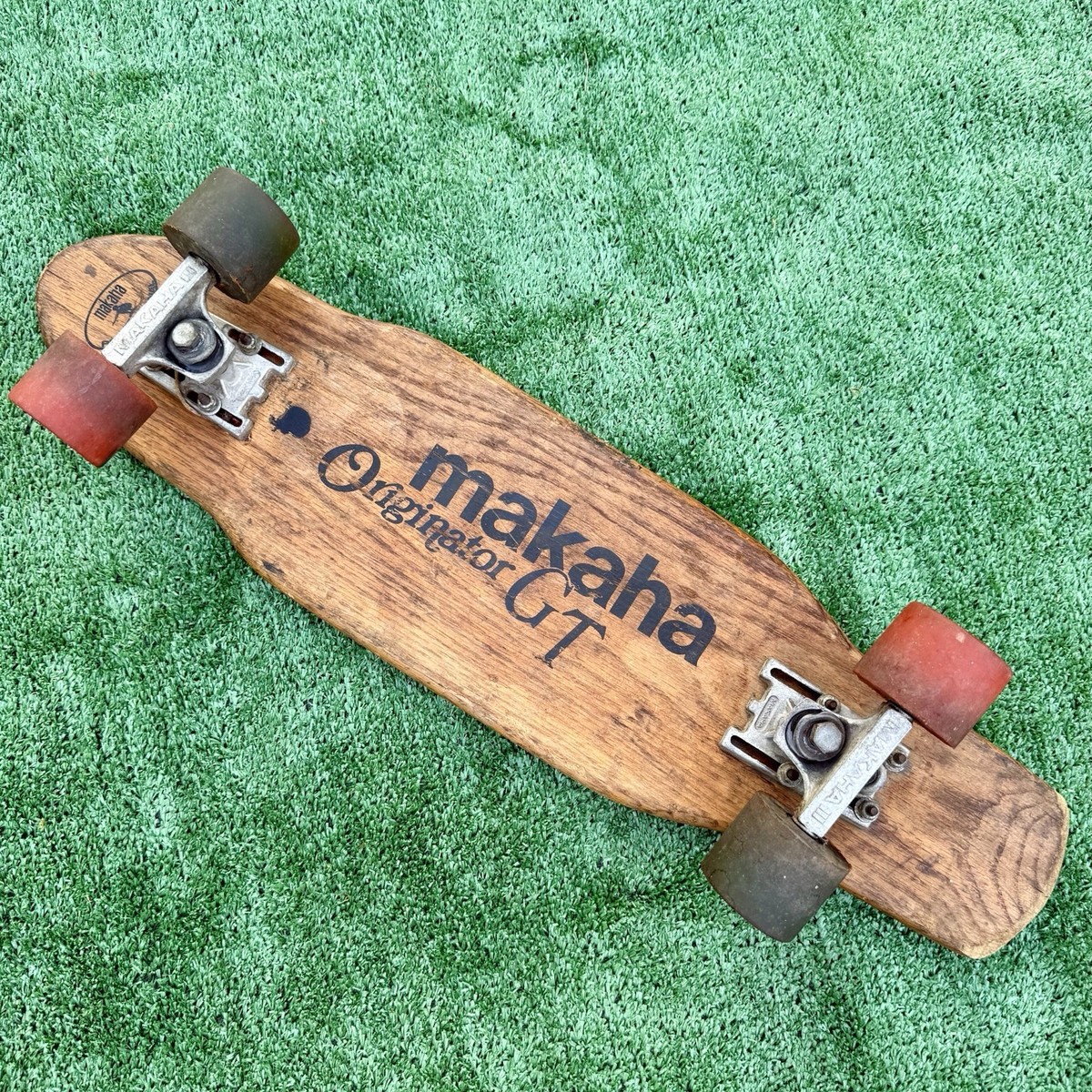 Vintage Wood Makaha Originator GT Skateboard 1970s Original Makaha
