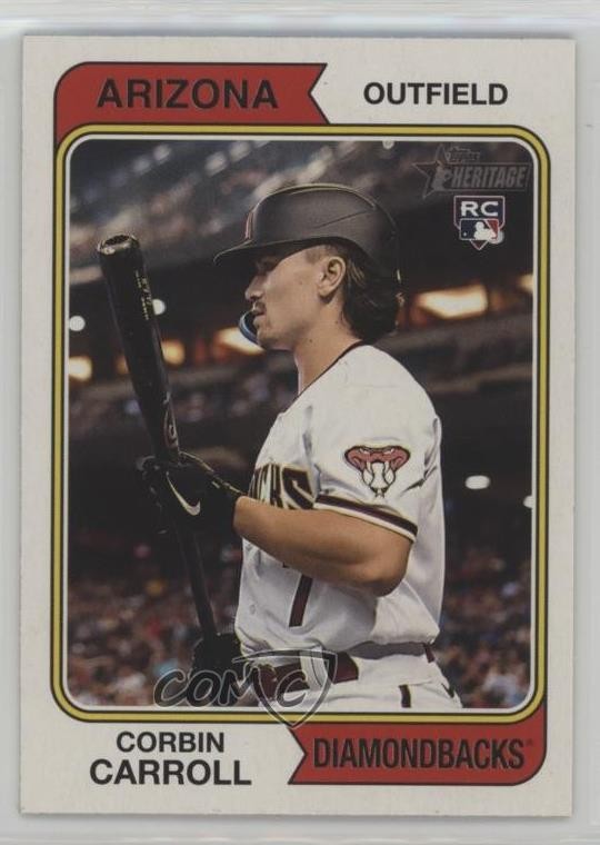 2023 Topps Heritage Image Variation SP Image Variation Corbin Carroll #209 1n8a