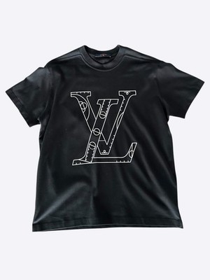 Louis Vuitton NBA Black & White Logo T-Shirt | eBay