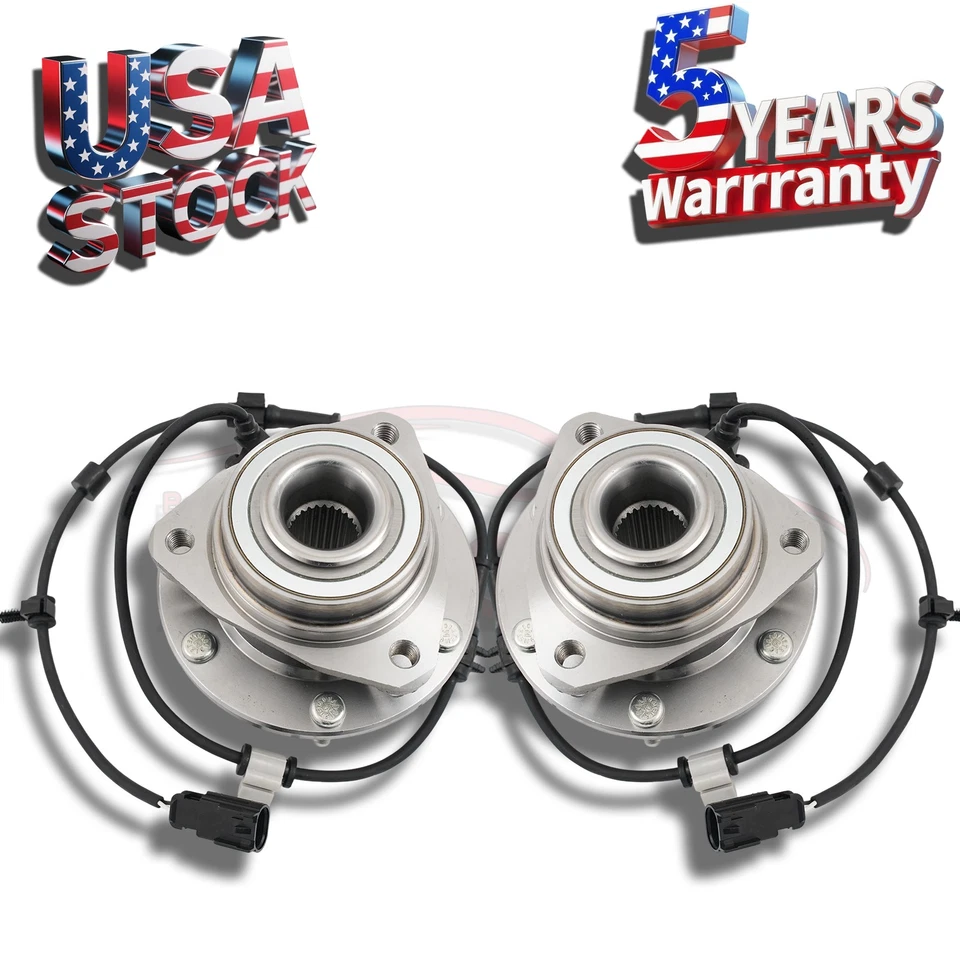 Juego de 2 unidades de conjunto de buje de rueda delantera para GMC Envoy XUV 2004-2005 513188 Foto 3 de 4