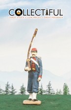 LEAD SOLDIER - FRENCH NAPOLEONIC - MARCHING W/ RIFLE - BRITAINS SIZE   538