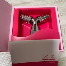 MTG ReFa PRO Massage Roller For Face and Body Silver w/ box From Japan New