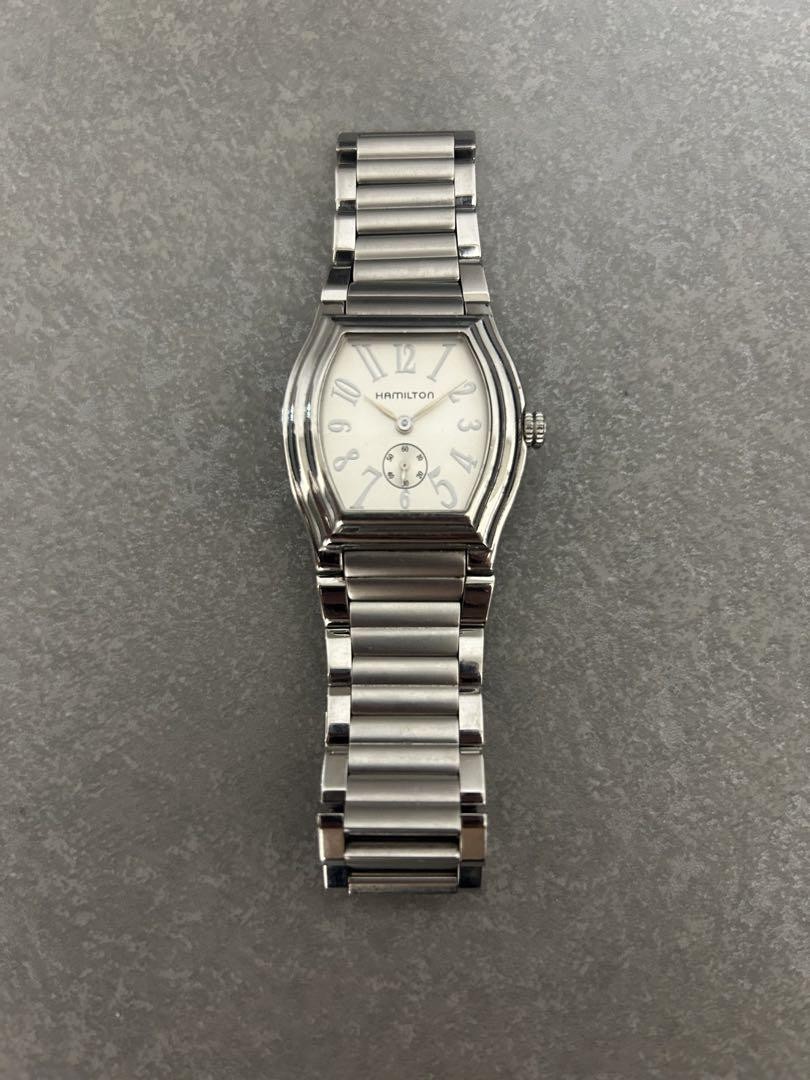 Hamilton Dadson Rectangular Silver Men's Watch Mo… - image 2