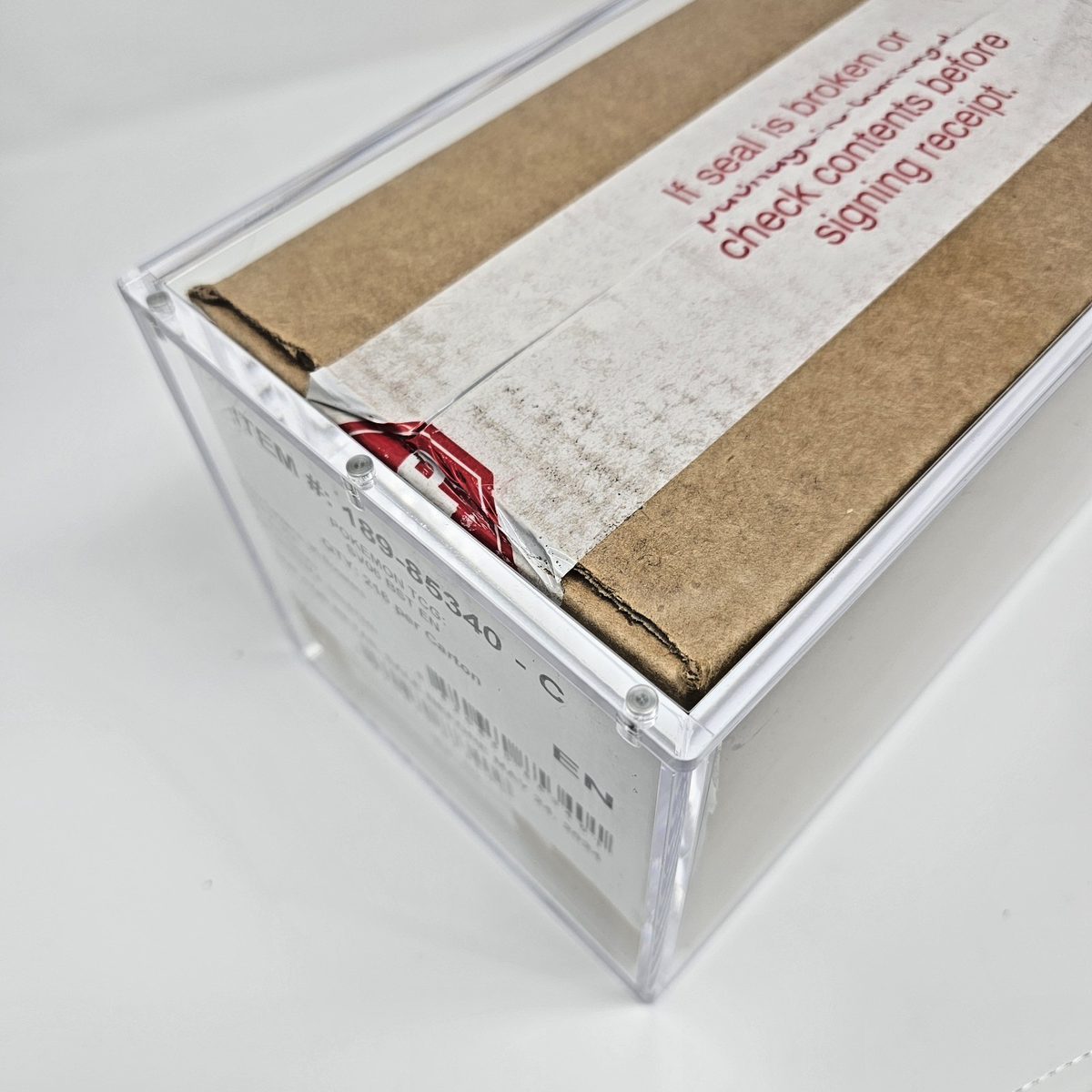 Pokemon Sealed Booster Box Case 6-Box Acrylic Strong Magnetic Case | eBay