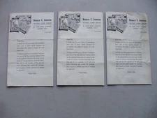 3 X OLD APPROVAL BOOKS WITH STAMPS