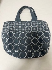 mina perhonen Panini Anemone Tote Bag Canvas Cotton Green Gray Excellent