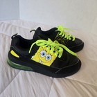 SpongeBob SquarePants Kids Shoes Neon Yellow And Black Size 2