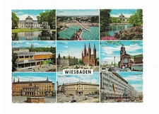 Postcard Wiesbaden Germany Multi View