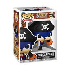 Sonic as Pirate Pop! Vinyl #93528 Sonic the Hedgehog Funko Pop Vinyl box and figure
