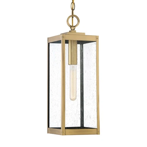 Quoizel WVR1507 Westover 7"W Mini Pendant - Brass - Picture 1 of 12