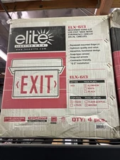 exit sign emergency light
