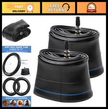 2PCS Heavy Duty Butyl Rubber Inner Tubes 2.50/2.75-17 for Dirt Bike/Motorcycle