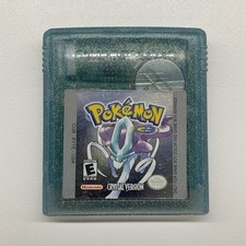 Pokemon Crystal Version USA Nintendo Gameboy Color - ORIGINAL 100% TESTED