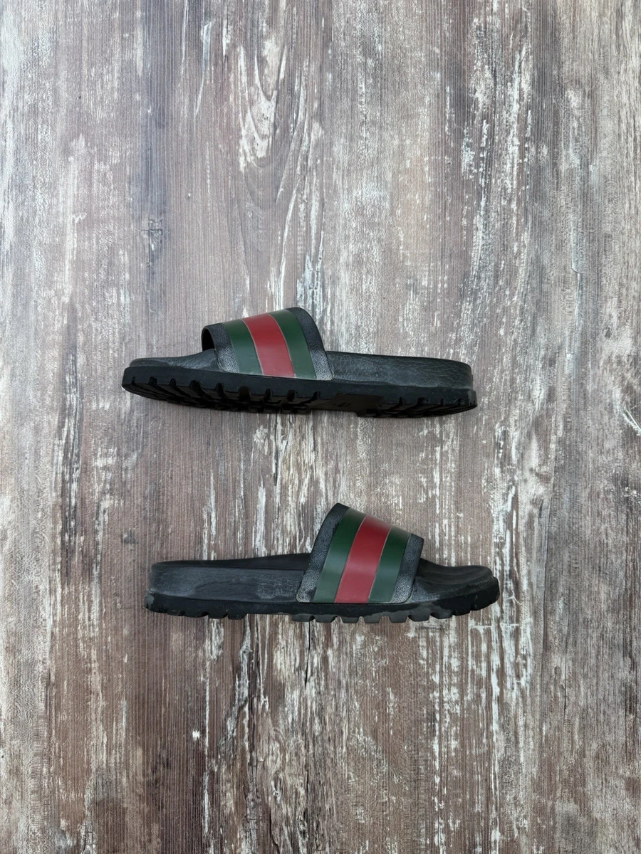 Gucci Black Rubber Sandals for Men for sale | eBay