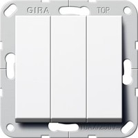 Gira 284403 Wipptaster 3Fach Mit Wippen SchließEr 1Polig