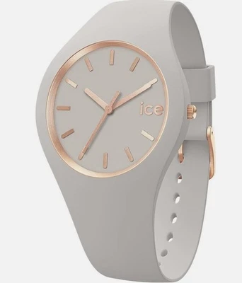 Ice-Watch ICE 019527 Glam brushed Wind Small Damenuhr neu Silikon hell grau M19 - Bild 1 von 2